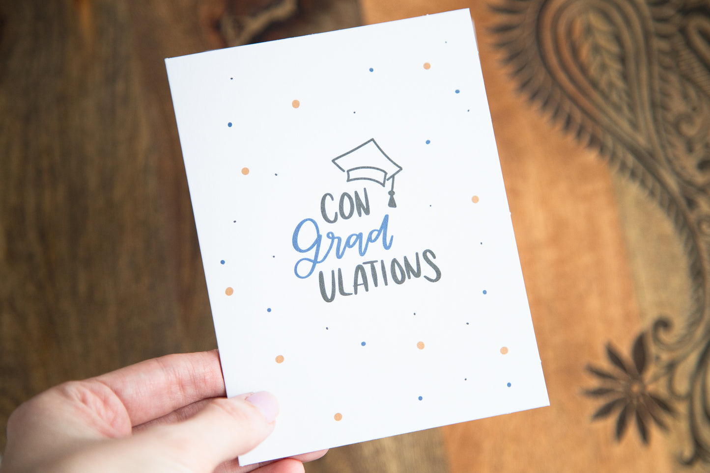 Con-grad-ulations Graduation Card