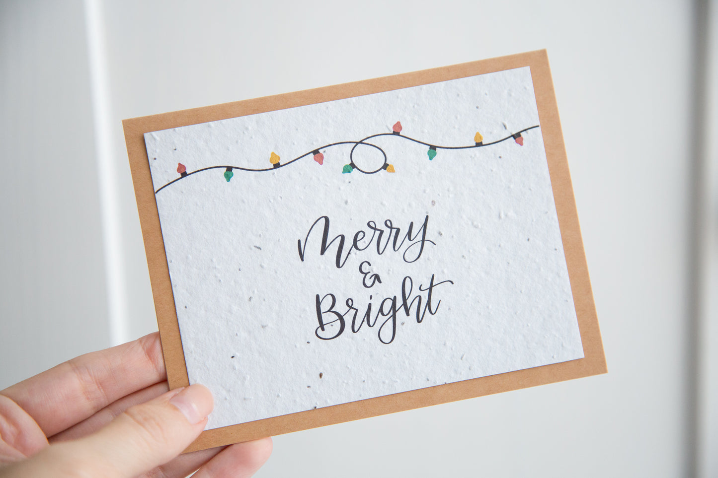 Merry & Bright Plantable Card