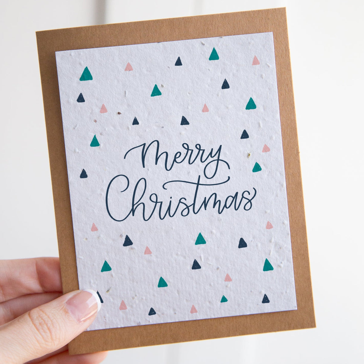 Merry Christmas Trees Plantable Card
