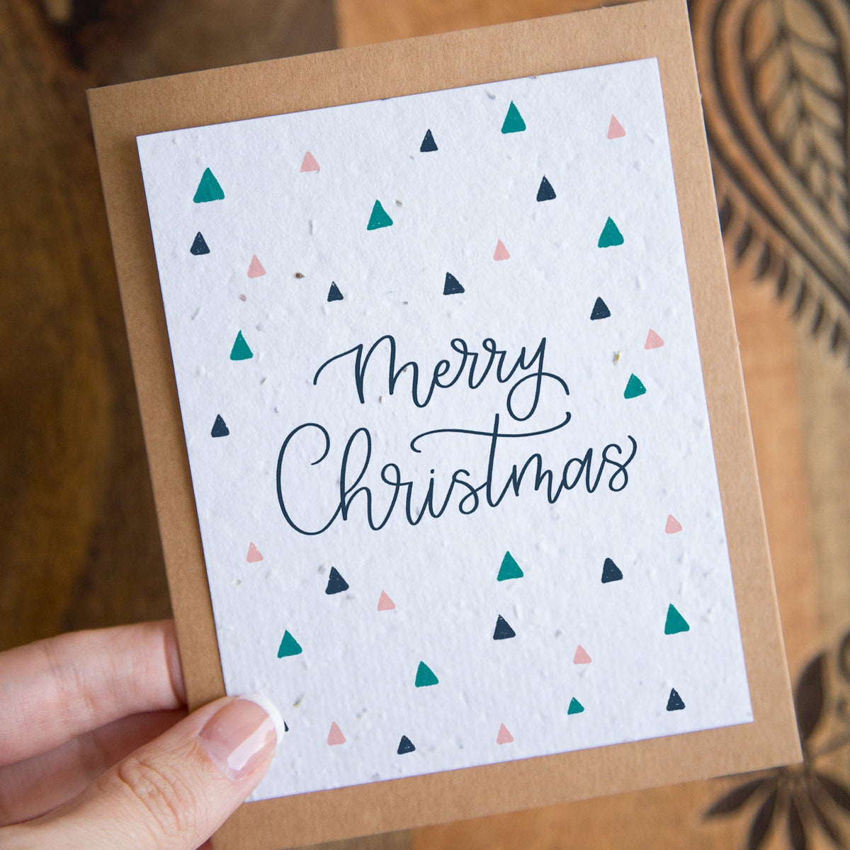 Merry Christmas Trees Plantable Card