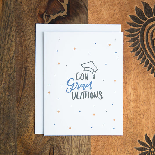 Con-grad-ulations Graduation Card