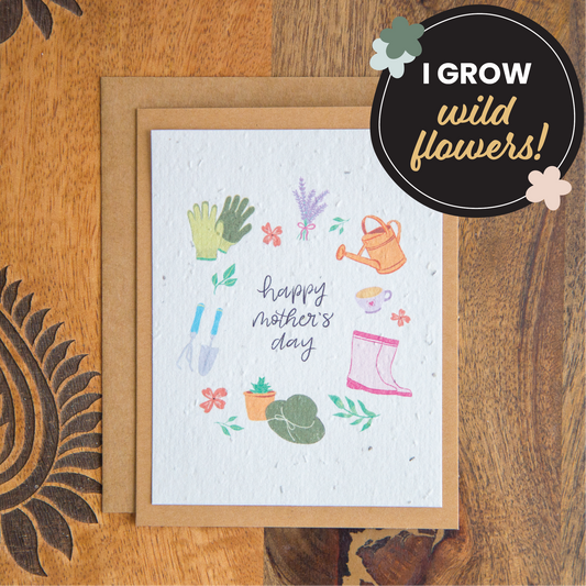 Garden Mother's Day Plantable Card