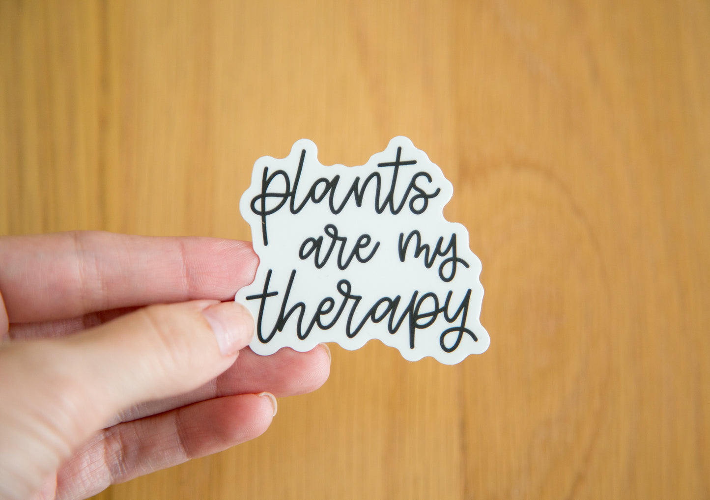 Plants Are My Therapy Sticker