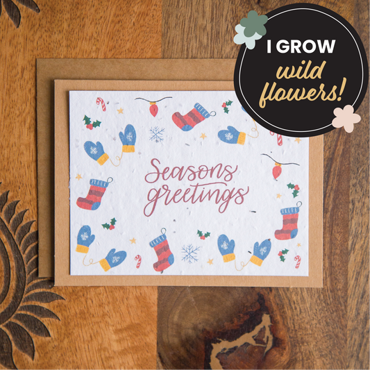 Seasons Greetings Plantable Card
