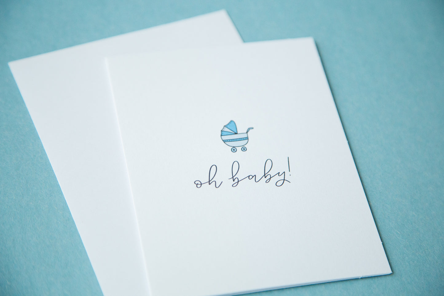 Blue Baby Shower Card